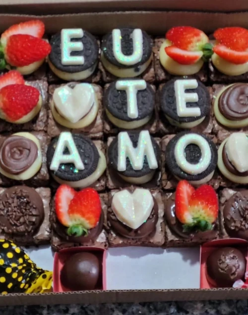 caixa de brownie personalizado